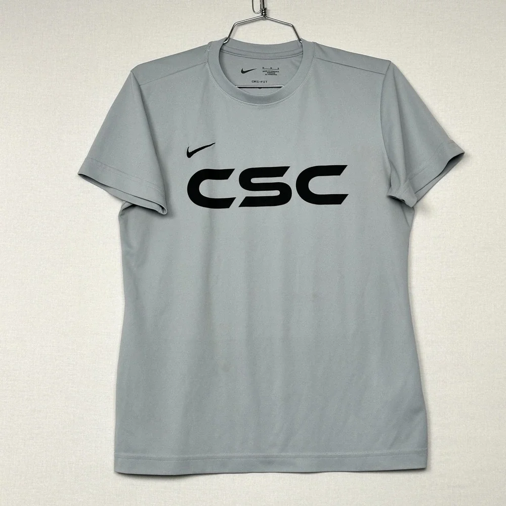 Nike Dri-Fit CSC Graphic T-Shirt Gray Men's Size M